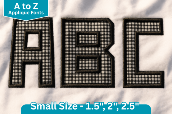 Arcade Applique Embroidery Font a-Z Review for Etsy Sellers