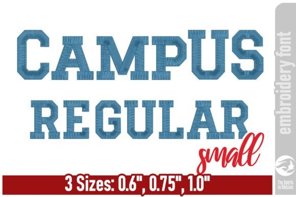 Campus Regular Varsity Embroidery Font Review for Personalized Gifts