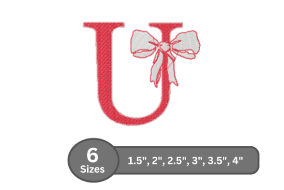 Cherry Knot Alphabet- U Review for Business Embroidery