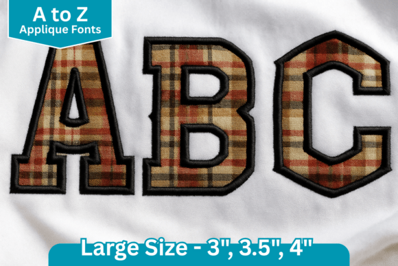 College Block Patch Applique Embroidery Review