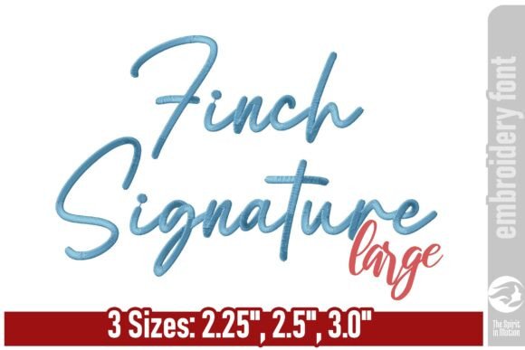 Finch Signature Embroidery Font - L Review for Seasonal Projects