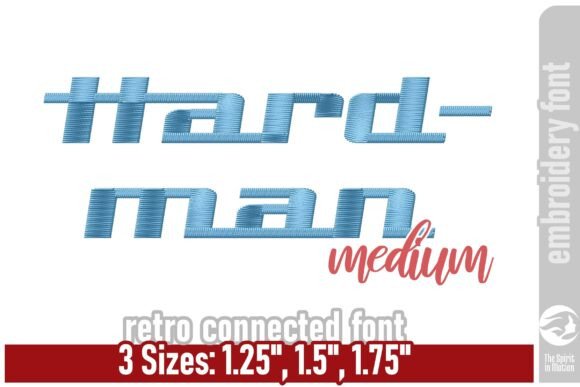 Hardman Retro Embroidery Font - Medium Review for Craft Fairs