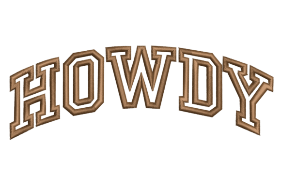 Howdy Varsity Block – Western Letter Review for Seasonal Projects