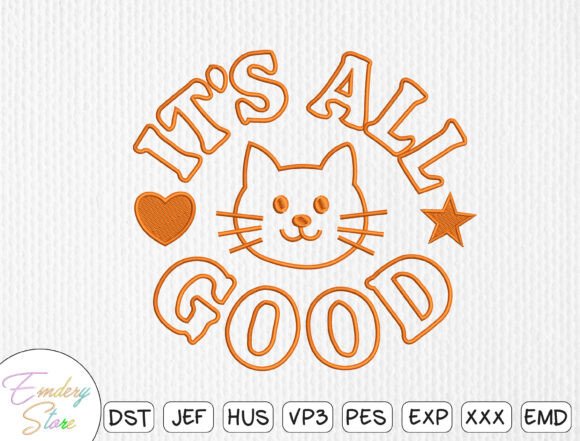 It’s All Good Cat Embroidery Design Review