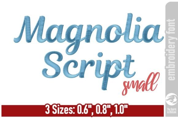 Magnolia Script Embroidery Font - Small Review for Personalized Gift Makers