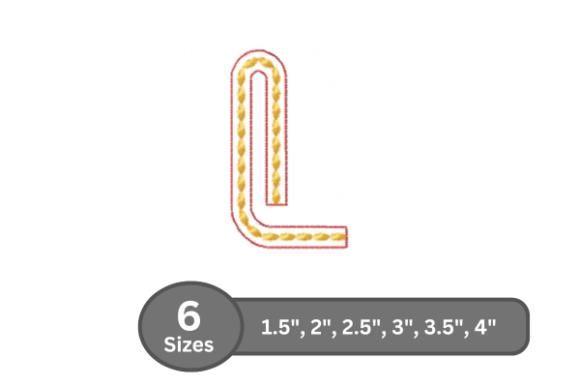 Rope Twist Alphabet -L Review: A Bold Monogram for Small Business Embroidery
