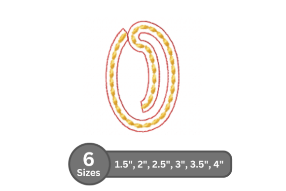 Rope Twist Number -0: A Bold Monogram Font for Handmade Markets