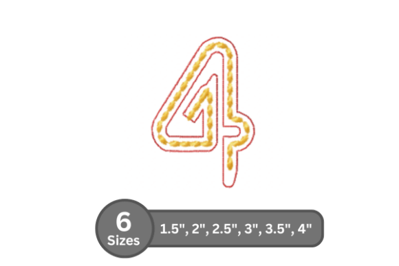 Rope Twist Number -4 Embroidery Font Review for Seasonal Projects