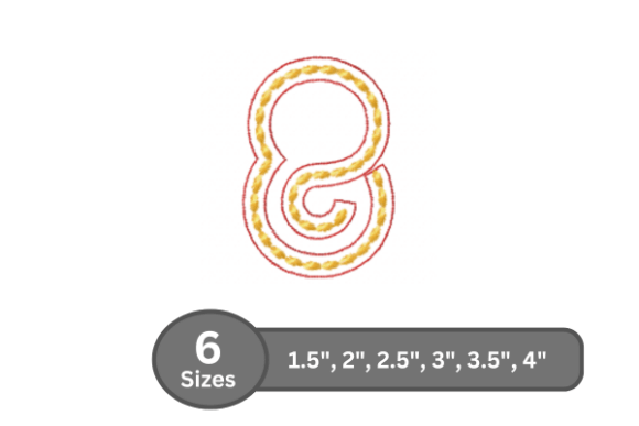 Rope Twist Number -8 Review: A Bold Monogram Choice for Small Business Embroidery