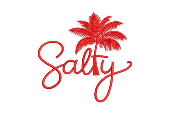 Salty Palm Tree Summer Embroidery Design Review