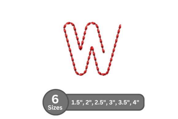 Soft Cord Alphabet -W Review for Craft Fair and Handmade Markets