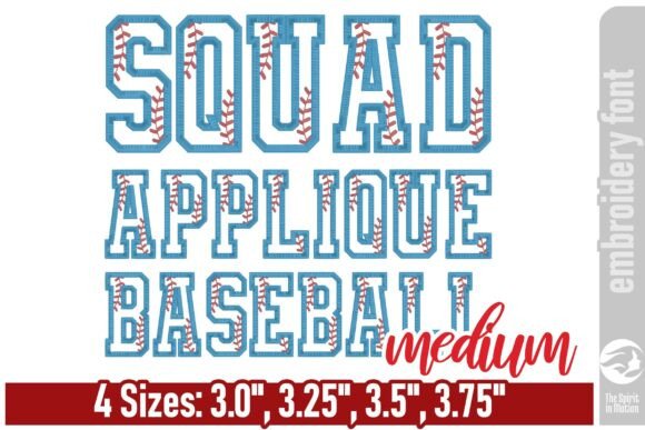 Squad Applique Baseball Font - Medium: A Designer’s Real-World Take